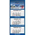 Four Panel Custom Full Color Wall Calendar